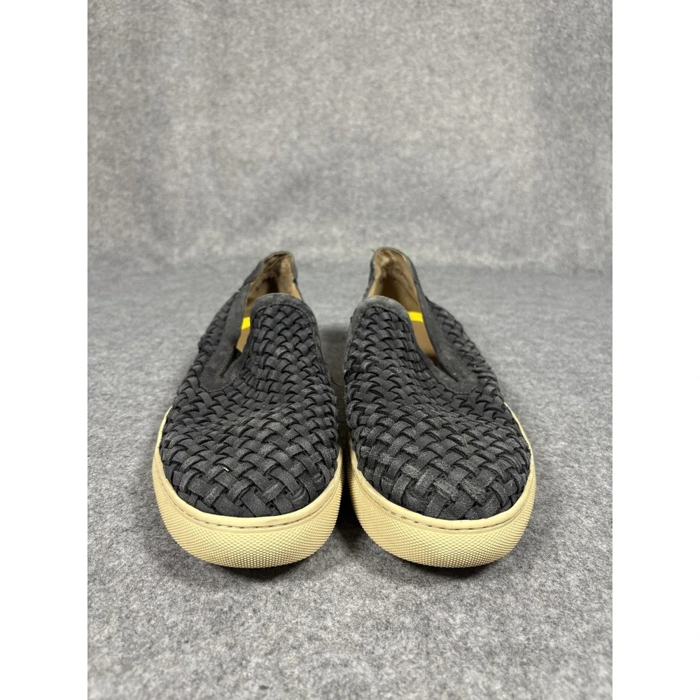 Donald J‎ Pliner Karter3-FL Slip On 11M Charcoal Woven Suede
